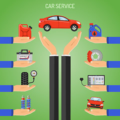 Image showing Car Service Concept