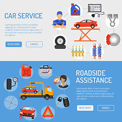 Image showing Car Service Banners