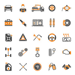 Image showing Car Service Vector Icons Set