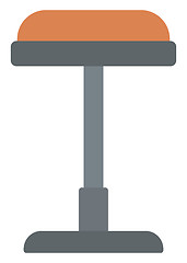 Image showing Brown bar stool.