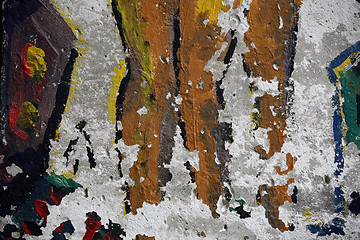 Image showing Fragment of the Berlin wall (series)