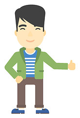 Image showing Man showing thumbs up.