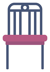 Image showing Modern purple chair