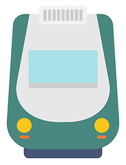 Image showing Modern high speed train.