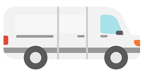 Image showing Commercial delivery truck