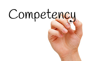 Image showing Competency Hand Black Marker