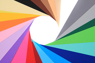 Image showing color papers background