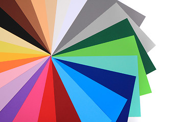 Image showing color papers background