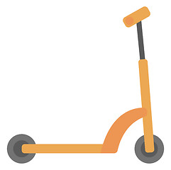 Image showing Classic kick scooter.