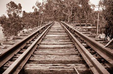 Image showing railway bridge