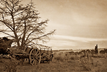 Image showing old wagon