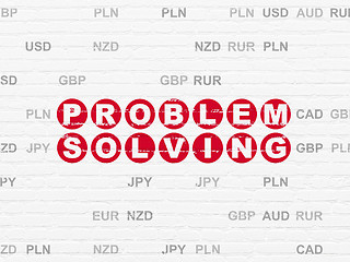 Image showing Business concept: Problem Solving on wall background