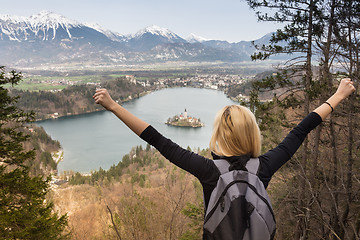 Image showing Beautiful nature around Bled Lake, Slovenia.