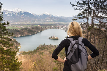 Image showing Beautiful nature around Bled Lake, Slovenia.