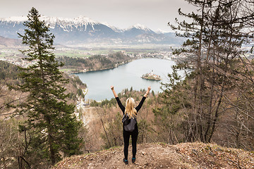 Image showing Beautiful nature around Bled Lake, Slovenia.