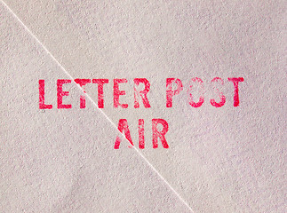 Image showing Letter post air