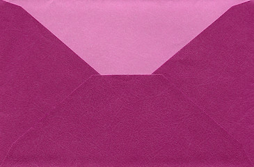 Image showing Pink envelope isolated