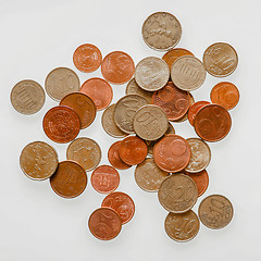 Image showing Euro coins