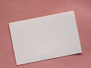 Image showing Blank paper tag label