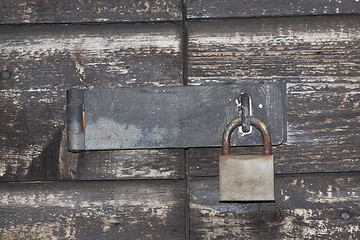 Image showing locked