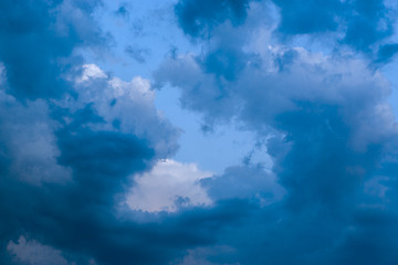 Image showing Dramatic clouds after thunderstorm