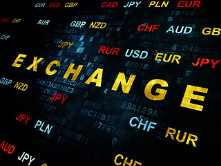 Image showing Banking concept: Exchange on Digital background