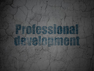 Image showing Learning concept: Professional Development on grunge wall background