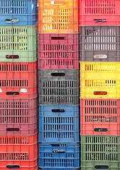 Image showing Plastic Crates