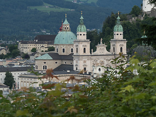 Image showing A view of the city of Salzburg