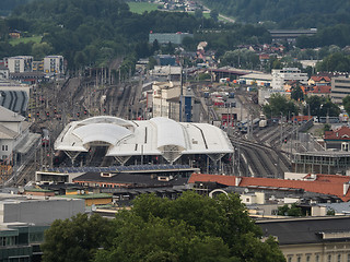 Image showing Train station in Slazburg