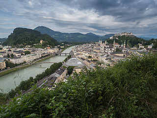 Image showing Hill fort Hohensalzburg in Salzburg