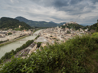 Image showing Hill fort Hohensalzburg in Salzburg