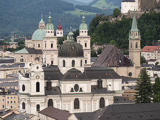 Image showing A view of the city of Salzburg