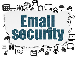 Image showing Privacy concept: Email Security on Torn Paper background