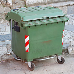 Image showing Green Waste Container