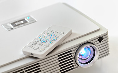 Image showing Home cinema LED projector