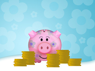 Image showing Pig moneybox