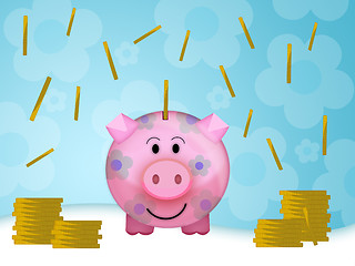 Image showing Pig moneybox