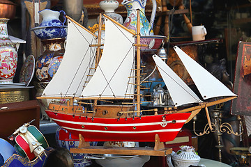 Image showing Model Sail Ship