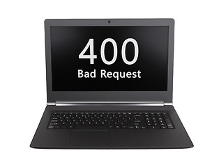 Image showing HTTP Status code - 400, Bad Request