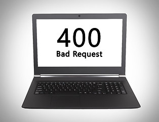 Image showing HTTP Status code - 400, Bad Request