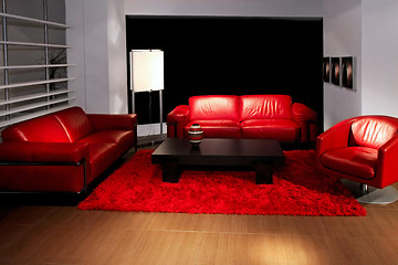 Image showing Living room red