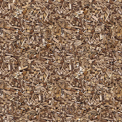 Image showing Wooden Mulch Texture