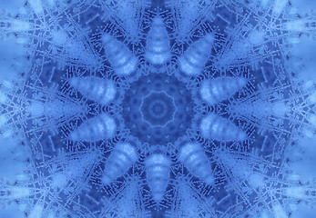 Image showing Abstract concentric Ice pattern