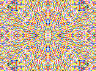 Image showing Abstract color lines pattern