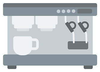 Image showing Modern coffee machine.