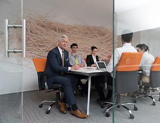 Image showing business people group brainstorming on meeting