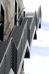 Image showing Metal Stairs Going Up