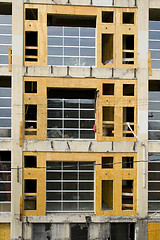 Image showing Close up on a Building under Construction