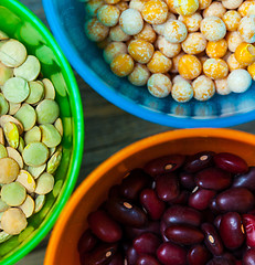 Image showing pea, lentil and bean